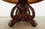 Wood Round Traditional Pedestal Dining Table For Sale - Image 7 of 14