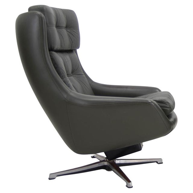 Mid-Century Modern Swivel Rocking Chair, 1970s For Sale - Image 12 of 12