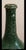 Antique terracotta bottle with a green glaze on the top and a natural base. Ideal as a decorative object for rustic or...
