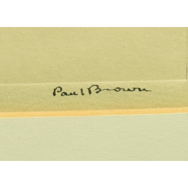 Paul Desmond Brown Fox-Hunter Drypoint For Sale - Image 4 of 5