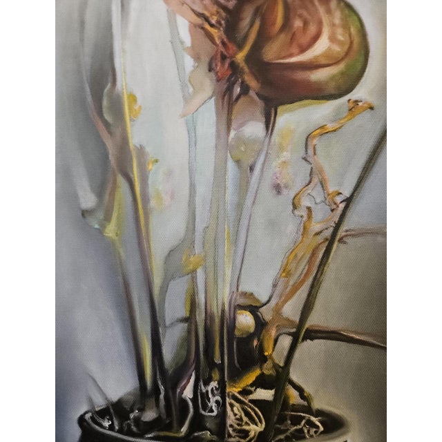 Stefano Mazzolini, Anthurium, 2026, Oil on Canvas For Sale - Image 9 of 14