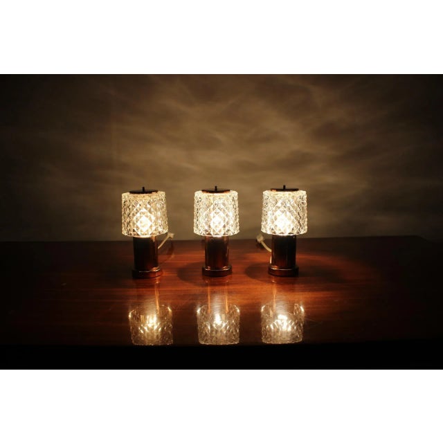 Brown Table Lamp by Kamenicky Senov for Preciosa, 1970s For Sale - Image 8 of 12