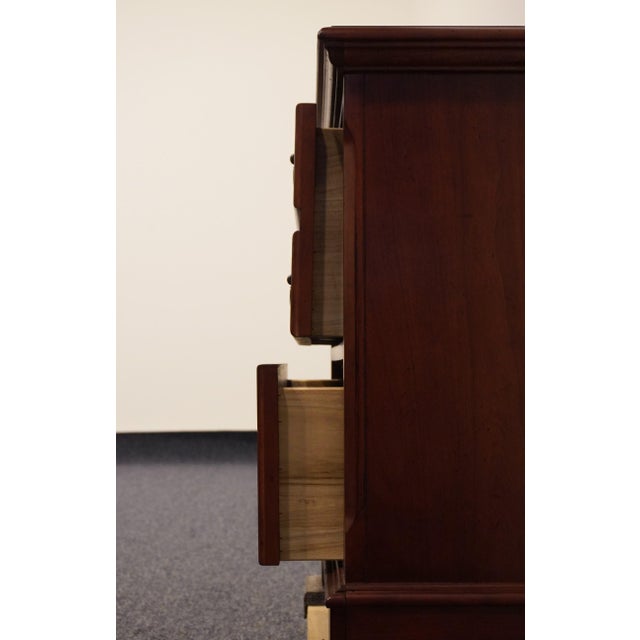 Wood Davis International Cherry Contemporary Traditional 27" Two Drawer Nightstand B3122-402 For Sale - Image 7 of 12