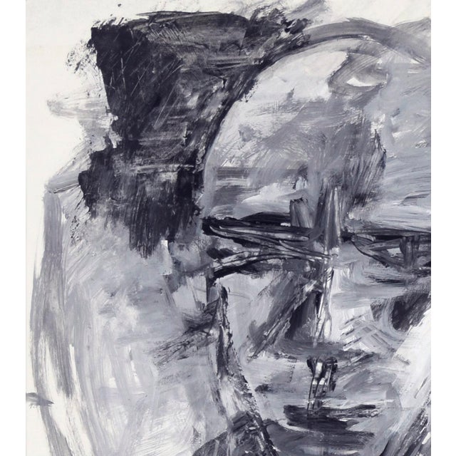 Paint Abstract Expressionist Artists Self Portrait by Michael William Eggleston For Sale - Image 7 of 7