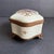 French Porcelain Casket Trinket Box Hand Painted Courting Couple Dancing Scene For Sale - Image 6 of 12