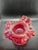 American Vintage Fenton Cranberry Art Glass Vase For Sale - Image 3 of 4