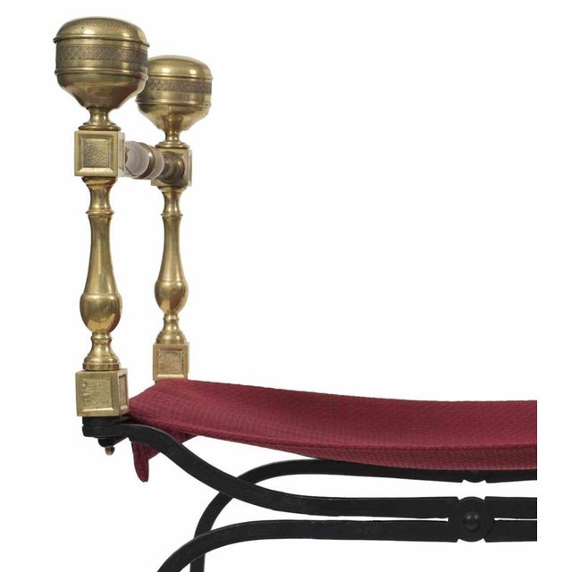 Vintage Folding Faldstool Chair, Mid-20th Century For Sale - Image 4 of 7