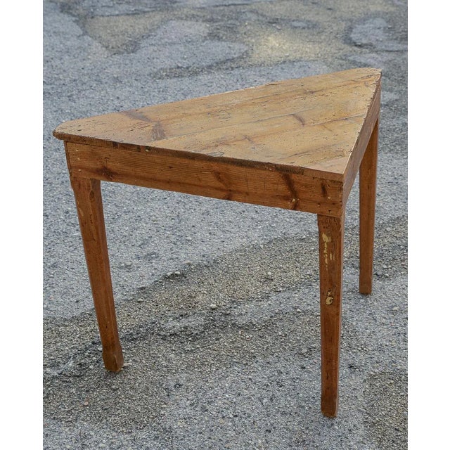 Table Console in Fir Wood, Italy, 1800s For Sale - Image 4 of 9