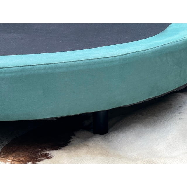 1980s B&b Italia Antonio Citterio Sity "Baisity" Sofa Sectional in Green and Eggshell-- 2 PCSB For Sale - Image 9 of 10