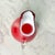 19" Mid 20th Century Italian Cased Ruby Red & Opalina Glass Ewer — Murano / Empoli Style For Sale - Image 12 of 12