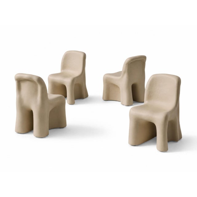 Cassina Dalila Beige Outdoor Chairs by Gaetano Pesce for Cassina, Set of 4 For Sale - Image 4 of 18