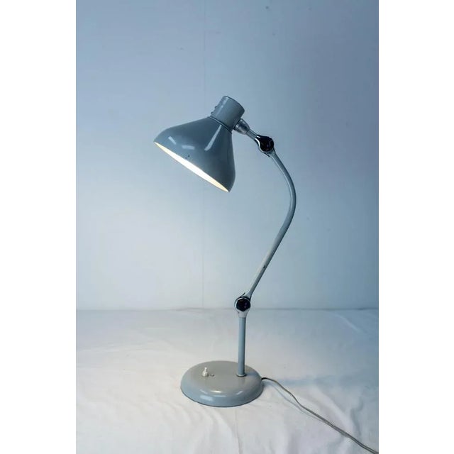 Vintage Steel Jumo GS1 Table Lamp by Charlotte Perriand, 1950s For Sale - Image 6 of 9