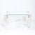 Pair of Mid-Century Modernist Rectilinear Lucite & Glass Side/End Tables For Sale - Image 13 of 18
