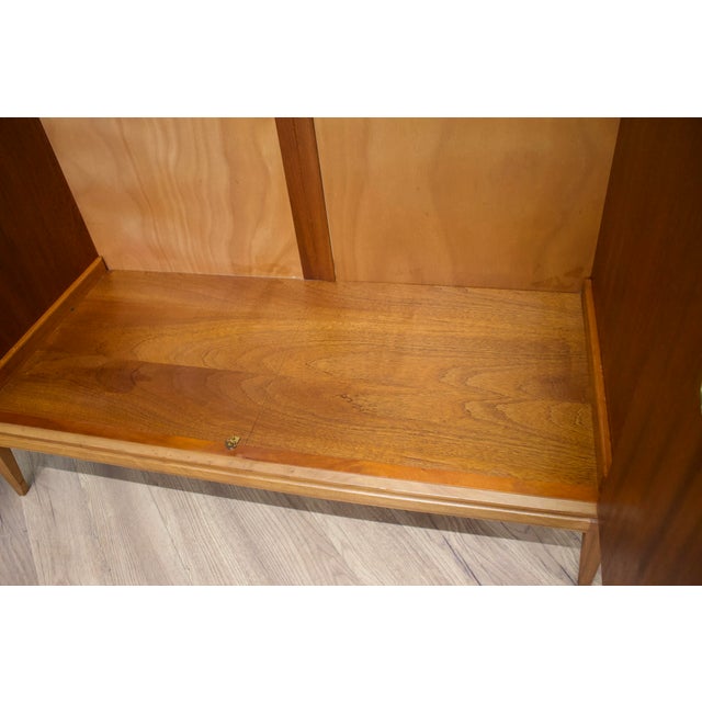 Brown Mid-Century Modern Wardrobe in Teak and Veneer from McIntosh, 1960s For Sale - Image 8 of 10
