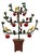 Large and quite heavy tole potted espalier. Features birds, cardinals and yellow and black and white birds and apples. The...