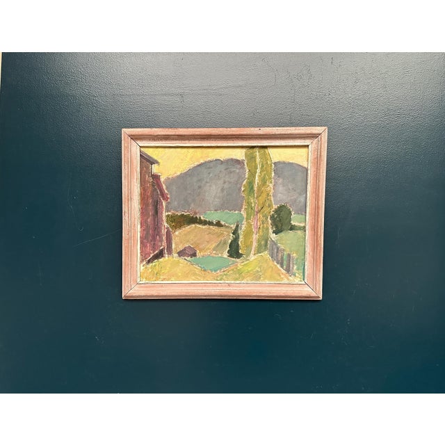 John Hedman, Landskap, 1966, Gouache on Panel, Framed For Sale - Image 13 of 17