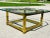Mid-Century Modern Mastercraft Attributed Mid-Century Modern Brass & Beveled Glass Coffee Table | Vintage Hollywood Regency Cocktail Table | 1970s Luxury Statement Piece For Sale - Image 3 of 8