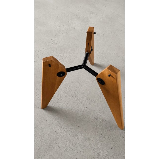 Beige Pedestal Table by Jean Prouvé for Vitra, 2002 For Sale - Image 8 of 9