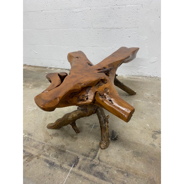 1970s Mid-Century Coastal Driftwood Coffee or Side Table, 1970s For Sale - Image 5 of 13