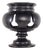 Black Candleholder by Jean Marais, Vallauris, 1970 For Sale