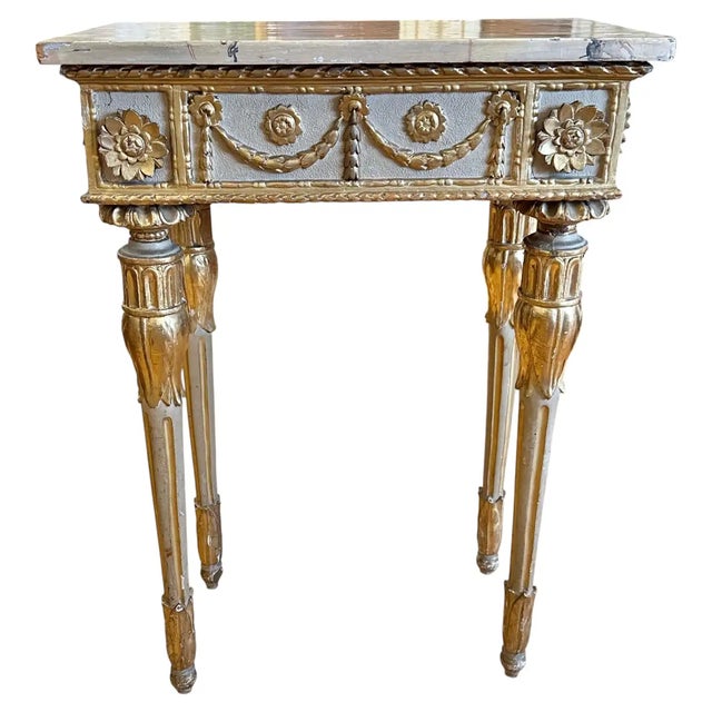 Neoclassical 19th Century Italian Neoclassical Console Table For Sale - Image 3 of 6