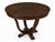 Round Wooden Pedestal Table By Artifacts International 3"10"R X 2'10.5"H Table is made of solid alder with custom finish....