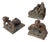 Surrealist Bronze Sculpture Act of Female and Male Signed Candle Holders , 1980 For Sale