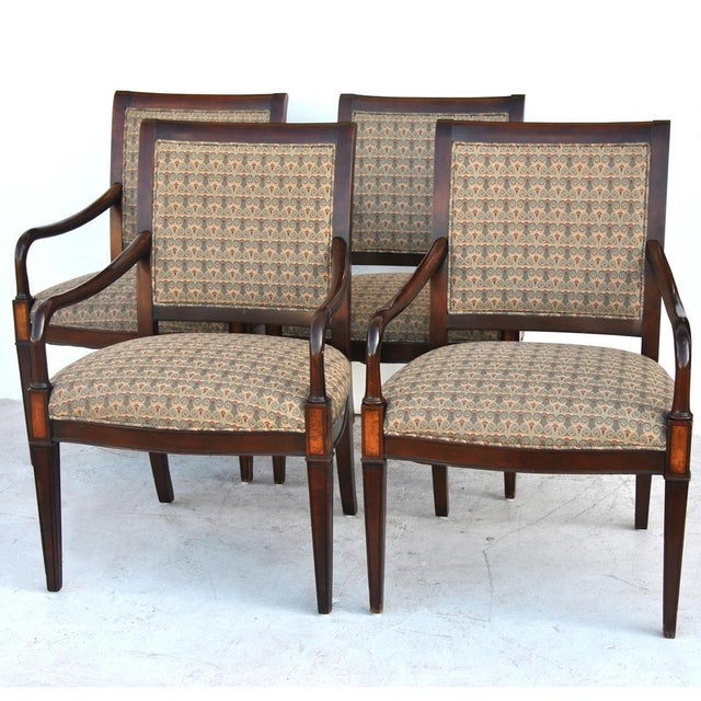 Traditional Hickory Furniture Dining or Side Armchair For Sale - Image 10 of 11