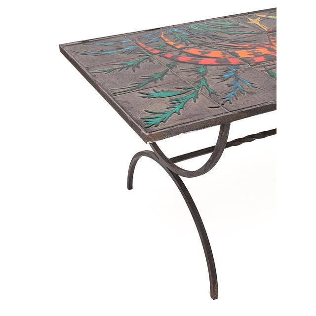 Vintage Ceramic Coffee Table, 1950s For Sale - Image 6 of 11
