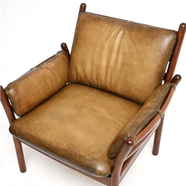 Vintage Danish Armchairs by Illum Wikkelso for CFC Silkeborg, 1960, Set of 2 For Sale - Image 9 of 11