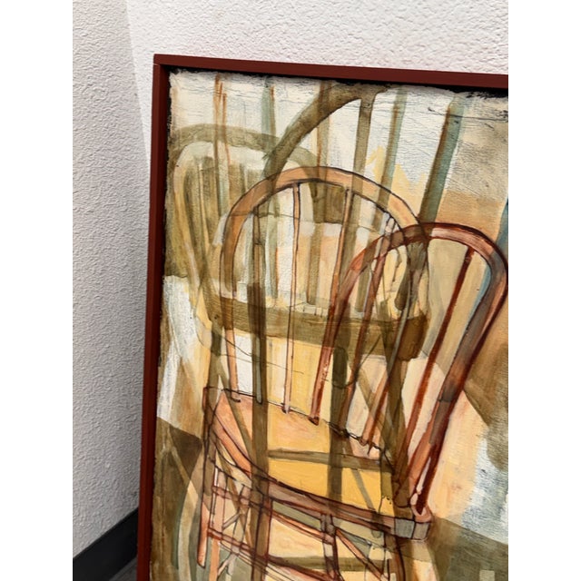 Late 20th Century Robert McClay "Chair" Original Artwork, Framed For Sale - Image 5 of 12