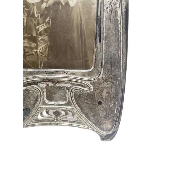 Art Nouveau Bronze Frame, Denmark, 1900s For Sale - Image 5 of 17
