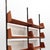 1960s Vintage Swedish Cielo Terra Bookcase in Teak Wood, Black Metal Uprights and Brass Ends, 1950s For Sale - Image 5 of 18
