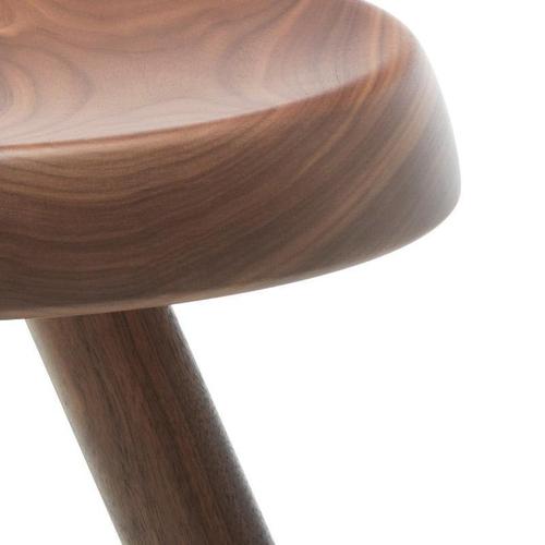 Mid-Century Modern Berger Wood Stool by Charlotte Perriand for Cassina For Sale - Image 3 of 12