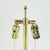 Vintage Floral Hand-Painted Brunschwig & Fils Wooden Table Lamps With Green Faux Marble Bases - a Pair For Sale - Image 4 of 18