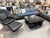 Late 20th Century Italian Nesting Coffee Cocktail Table Set Black Lacquer For Sale - Image 12 of 18