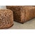 Brown Early 20th Century French Art Deco Upholstered Armchair and Ottoman For Sale - Image 8 of 18