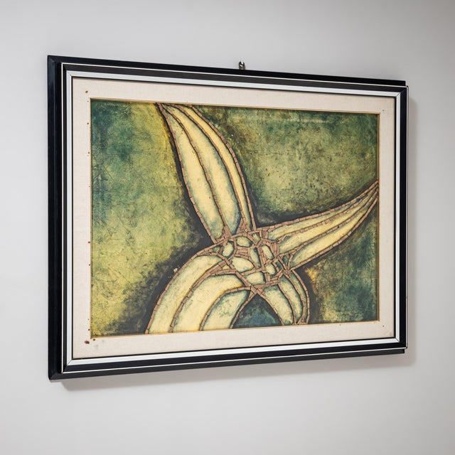 Modern Modern Abstraction, 1973, Collage For Sale - Image 3 of 11