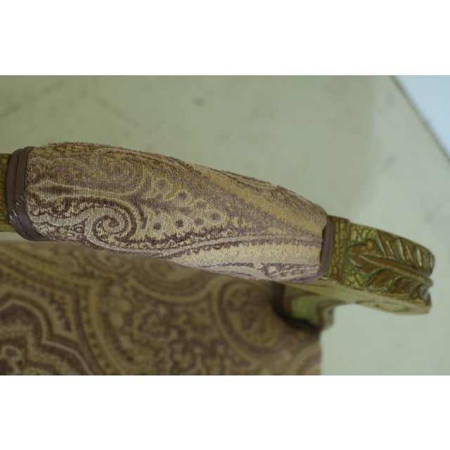 French Louis XVI Style Green Open Armchairs - a Pair For Sale In Philadelphia - Image 6 of 11