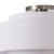 2020s Coronado Flush Mount Lamp - Modern, White Linen Shade, Satin Nickel For Sale - Image 5 of 6