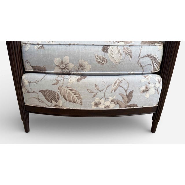 Thomasville Exposed Wood Art Deco Lounge Chairs, a Pair For Sale - Image 13 of 18