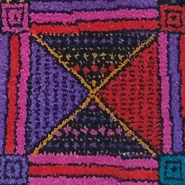 Geometric Italian Woolen Rug by Missoni for T&J Vestor, 1980s For Sale - Image 9 of 12