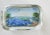 Vintage Glass Reverse Painted Bluebonnet Landscape Paper Weight For Sale - Image 4 of 4