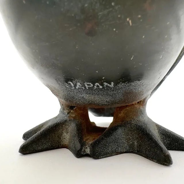 Antique Japanese Owl Lantern Hook Nose Censer Footed Heavy For Sale - Image 4 of 12