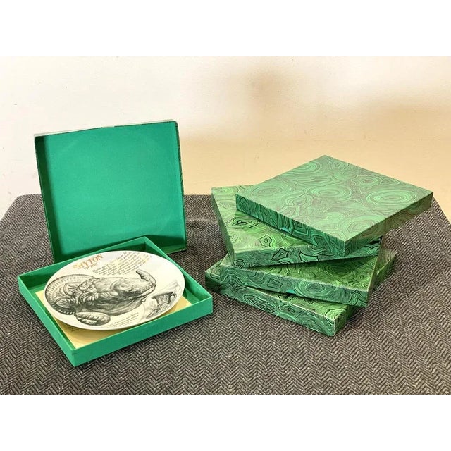 Dishes by Atelier Fornasetti for Martini and Rossi, 1960s, Set of 5 For Sale - Image 12 of 12