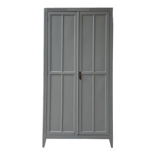 Grey Parisian Wardrobe, 1930s For Sale