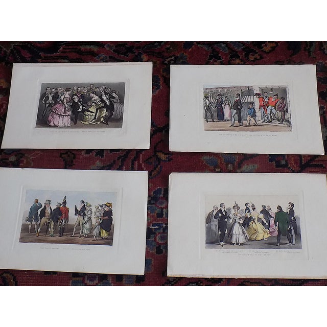 This set of twelve (12) antique 19th century etchings with aquatint by Joseph Grego depict early to mid 1800's scenes of...