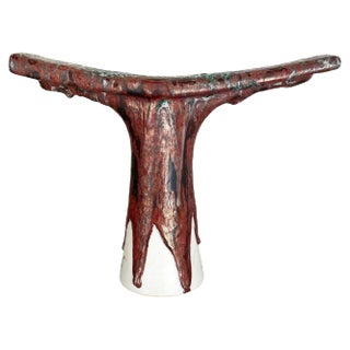 Super Glazed Ceramic Studio Pottery Vase from Otto Keramik, Germany, 1970s For Sale
