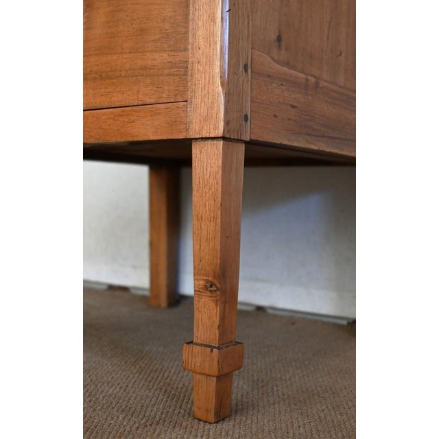 Small Directoire Style Scriban Desk Cabinet in Walnut, Early 20th Century For Sale - Image 12 of 18
