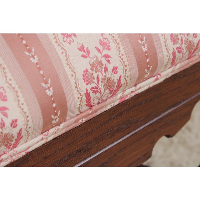 Brown Pair of High Back Upholstered Chairs For Sale - Image 8 of 17